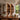 Twin Leaf Wall Wine Holder with Bottle and Stemware Storage