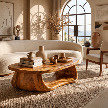 Sora Organic Solid Wood Coffee Table