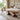 Sculptural Hourglass Base Organic Modern Solid Wood Bench