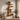 Solara Flow Sculptural Solid Wood Wall Shelf with Floating Organic Levels