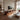 Long Rounded TV Cabinet with Open Shelves and Storage Drawers