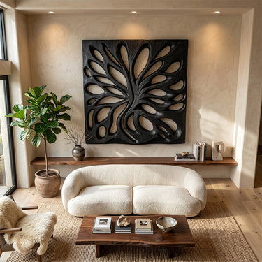 Abstract Tree of Life Openwork Wall Art