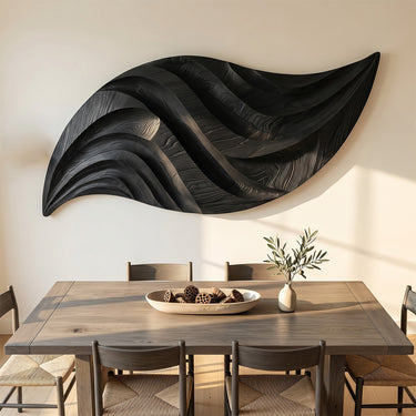 Abstract Leaf Flow Wall Sculpture