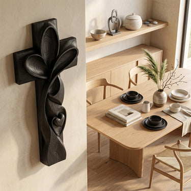 Flourishing Faith Cross Wall Sculpture