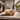 Sculptural Solid Wood Coffee Table with Open Frame Base