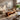 Sculptural Loop Base Solid Wood Coffee Table with Organic Top