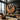 Round Wood Wall Art With Crescent Moon and Layered Desert Waves