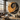 Round Wood Wall Art With Crescent Wave Carved Design
