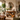 Norevia Organic Wood Console Table with Flowing Shelves