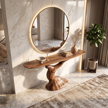 Sylven Branchform Sculptural Console Table