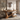 Sculptural Solid Wood Bathroom Vanity with Open Shelves